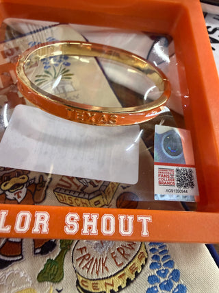 Collegiate Enamel Hinged Bangle