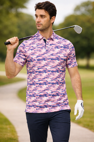 Brookings Camo Performance Polo