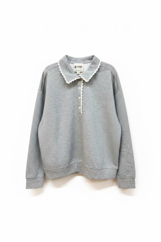 Crochet Detail Pullover