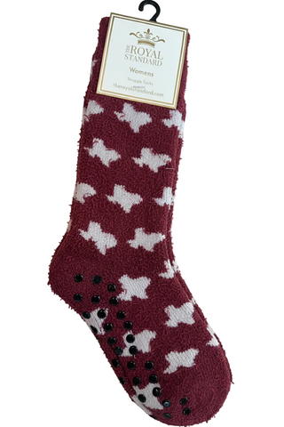 Women's Texas Snuggle Socks