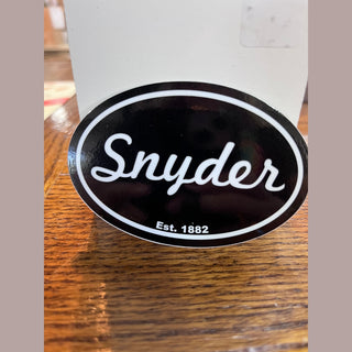 Snyder Est 1882 Sticker