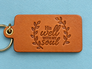 Leather Key Tag