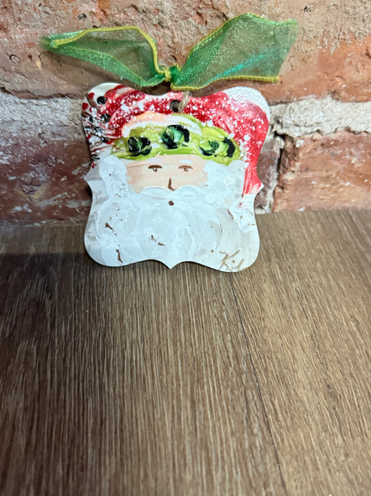 Santa Face Ornament