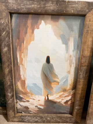 12" x 12" Rustic Framed Art