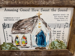 12" x 12" Rustic Framed Art