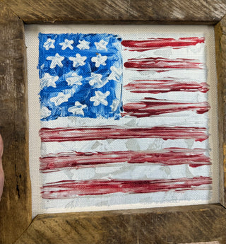 12" x 12" Rustic Framed Art