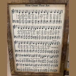 24" x 36" Rustic Framed Art