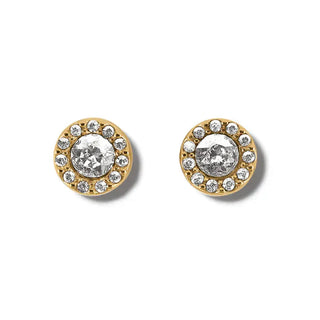 Brighton Earrings Illumina Solitaire Gold Post Earrings