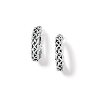 Brighton Women's Earrings Interlok Braid Small Hoop Earrings