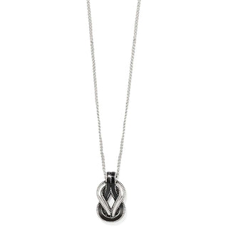 Brighton Women's Necklaces Interlok Harmony Petite Necklace