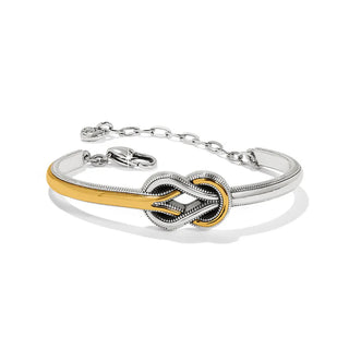 Interlok Harmony Two Tone Bar in Silver Gold