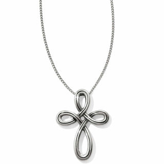 Brighton Necklaces Interlok Petite Cross Necklace
