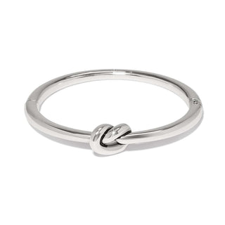 Brighton Women's Bracelets Interlok Single Knot Hinged Bangle