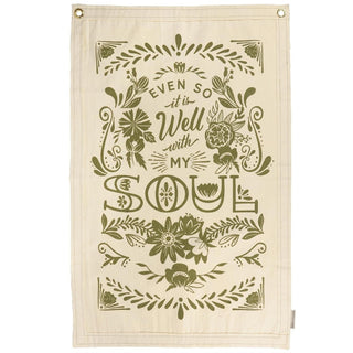 Primitives by Kathy Home Decor It Is Well Banner