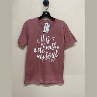 Faith Collective Women's Tees It Is Well With My Soul Graphic Tee