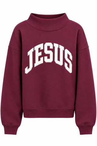 Jesus Applique Sweatshirt