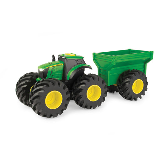 John Deere lights and sounds Tractor with Wagon