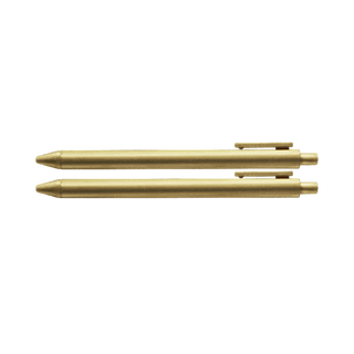 Talking Out of Turn Stationary Gold Jotter Pens