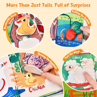 Joycat Baby Farm Cloth Book