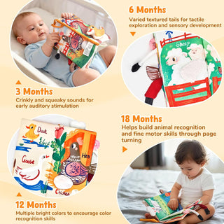Joycat Baby Farm Cloth Book