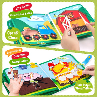 Joycat Farm Animal Kids Busy Book