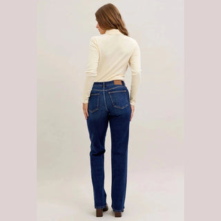 Judy Blue Mid Rise Straight Jeans