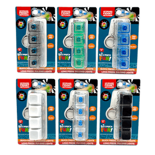 Keyboard Fidget LED Keychain Clicker