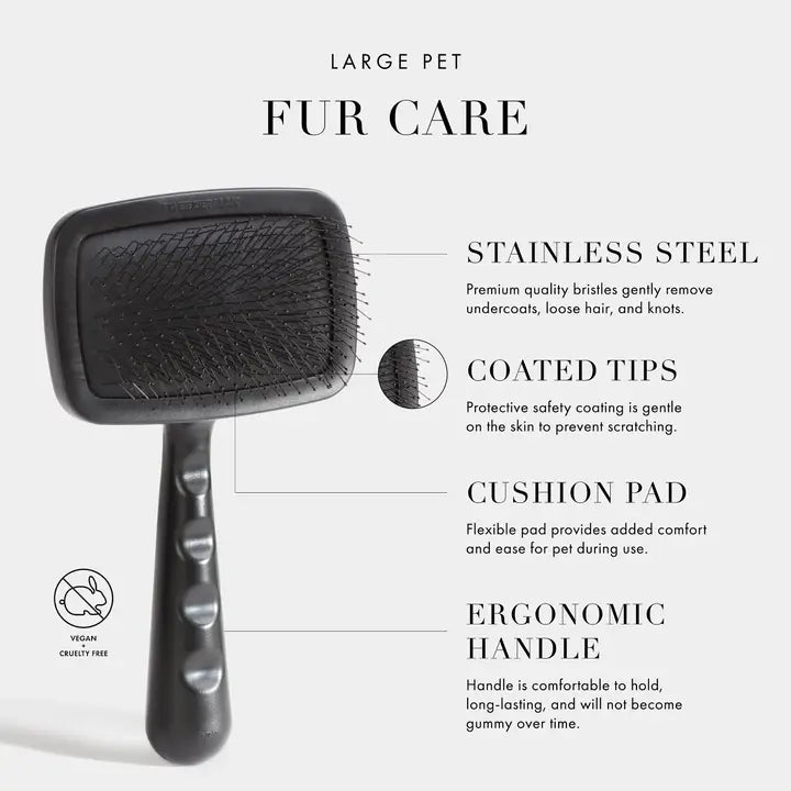 Large Coated Tip Slicker Brush