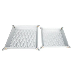 Brouk & Co Jewelry Storage Silver Leah 2 Piece Throw All