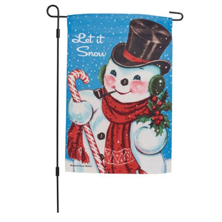 Primitives by Kathy Garden Let It Snow Garden Flag