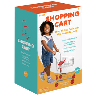 Let's Pretend Metal Shopping Cart