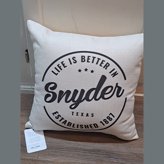 The Little Birdie Pillows Snyder Life is Better Here