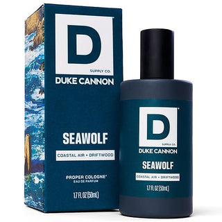 Duke Cannon Seawolf Proper Cologne Eau de Parfum 1.7 fl oz bottle with box packaging