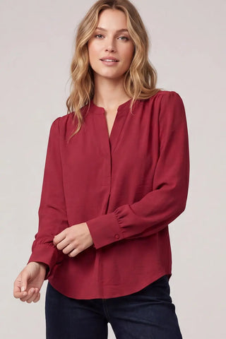 Long Sleeve Woven Top