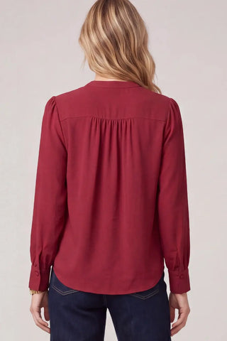 Long Sleeve Woven Top