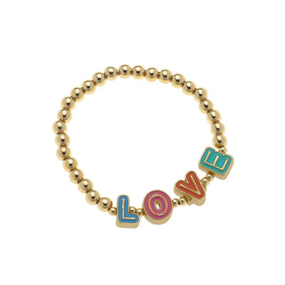Canvas Kid's Bracelets Love Children's stretch Bracelet