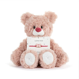 Demdaco Stuffed Animals Love You Pink Bear