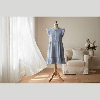 Lovely Stripe Dress - Clean Background