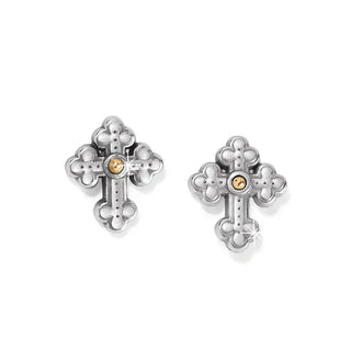Brighton Women's Earrings Luna Cross Mini Post Earrings