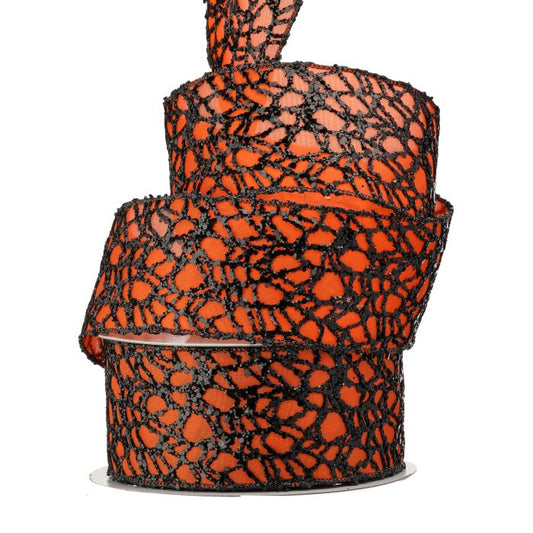 Orange Web Ribbon