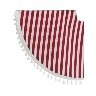 striped tree skirt