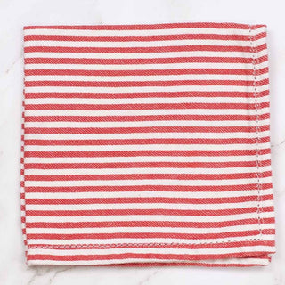 The Royal Standard Christmas Decor Madison Stripe Napkin