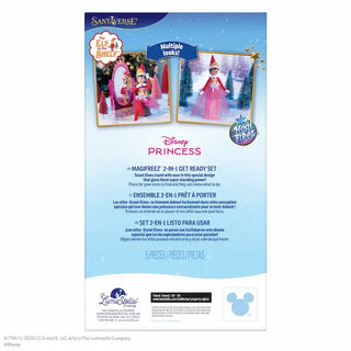 Elf on the Shelf Disney Princess MagiFreez 2-in-1 pink dress standing set, 5 pieces