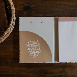 The Daily Grace Co Magnolia Floral Padfolio