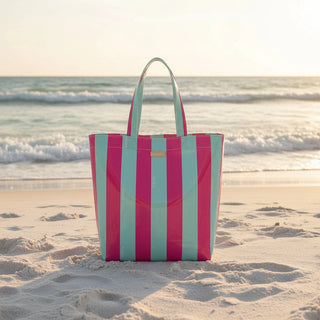 Front Of Malibu Basic Tote Bag