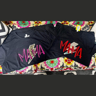Mama Embroidered Tee