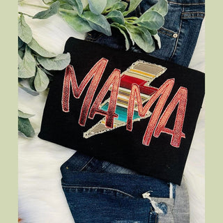 Mama Embroidered Tee