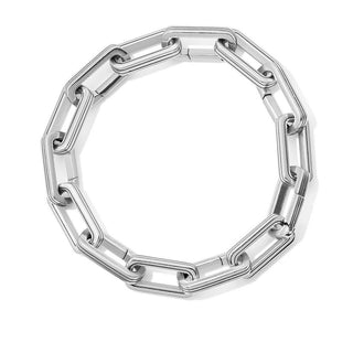 Brighton Maria Link Bracelet in silver with rectangular chain links
