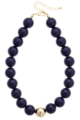 Marjorie Game Day Beaded Necklace