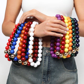 Marjorie Game Day Beaded Necklace